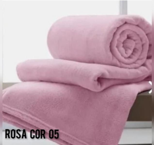 Imagem de Manta De Casal Soft Microfibra Lisas Cobertor Para Inverno