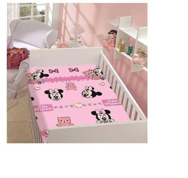 Imagem de Manta de Microfibra Soft Disney Baby Minnie Rosa