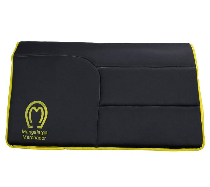 Imagem de Manta de Neoprene Mangalarga Premium SV58011 - Preto com amarelo