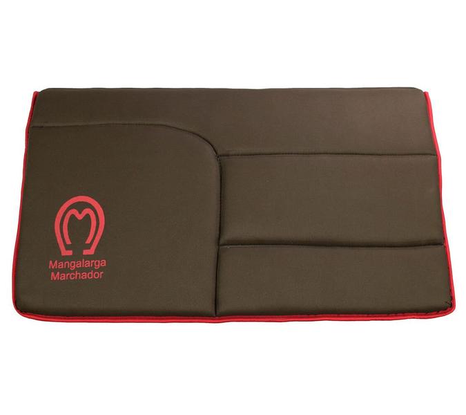 Imagem de Manta de Neoprene Mangalarga Premium SV58014 - Marrom com Vermelho