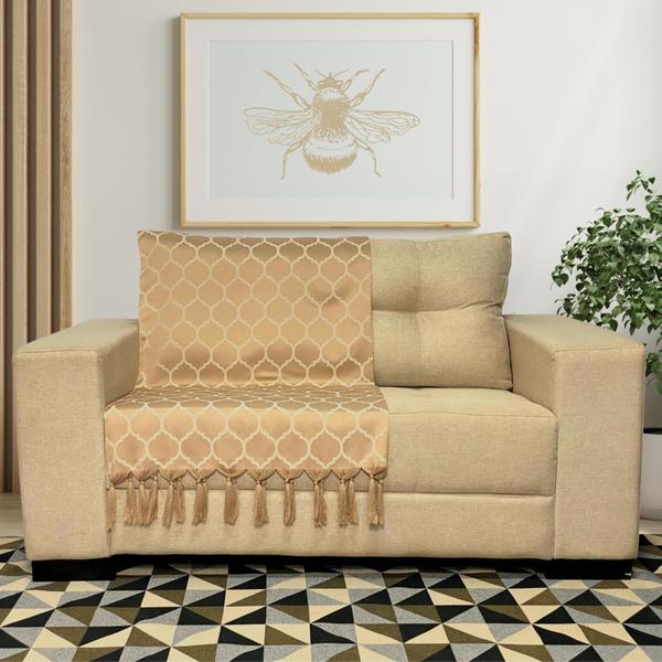 Imagem de Manta de Sofá e Cama Xale Decoração Colmeia 2,80 x 2,00