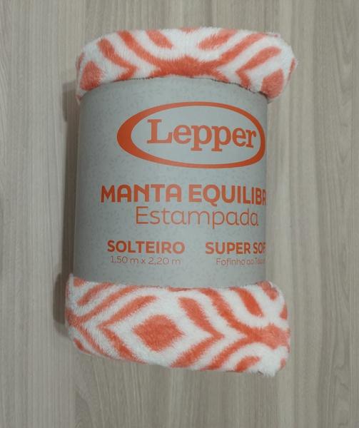 Imagem de Manta Flannel Fleece Estampada Equilibre - Solteiro 1,50 m x 2,20 m