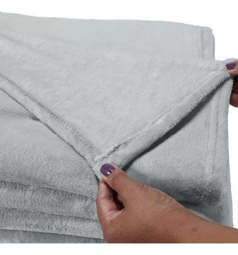 Imagem de Manta Flannel Fleece Lisa Solteiro Equilibre - 1,50m x 2,20m