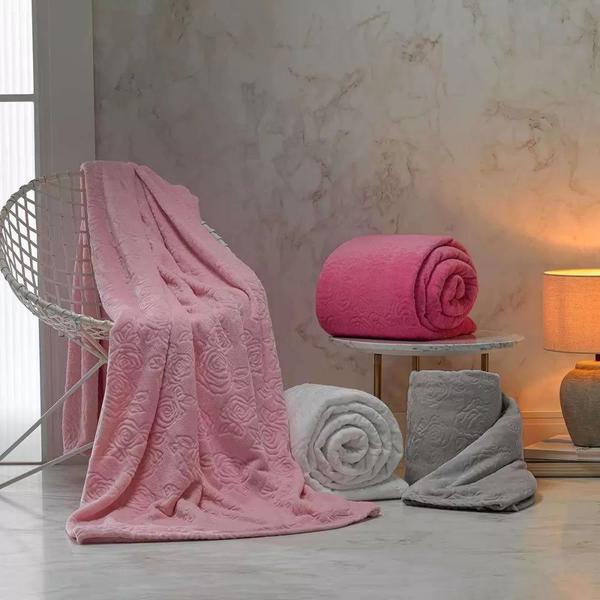 Manta Flannel Lady Casal 1,80x2,20 Azaléia Appel Imagem de Manta Flannel Lady Casal 1,80x2,20 Azaléia Appel