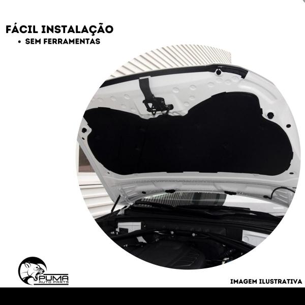 Imagem de Manta Forro De Capô Citroen C3 Ds3 2013 2014 2015 2016 2017 2018 2019 2020 2021 Presilha