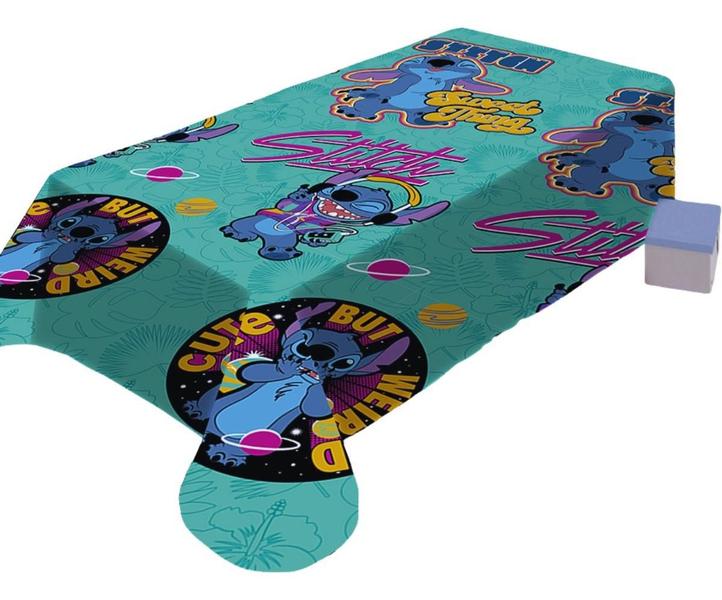 Imagem de Manta Fun Infantil Microfibra Solteiro Stitch Disney Jolitex