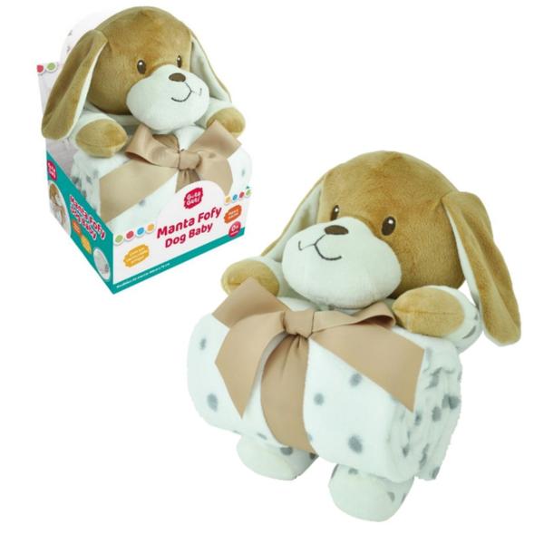 Imagem de Manta Infantil Fofy Dog Baby Com Pelucia Fofa Primeira Infância