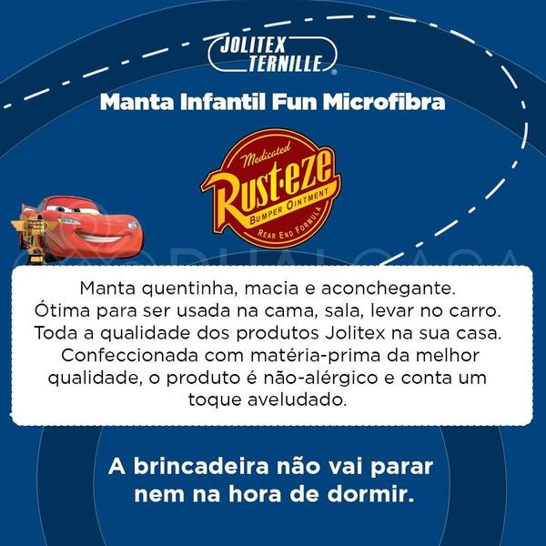 Imagem de Manta Infantil Personagem Jolitex Fun Microfibra 1,50 x 2,00