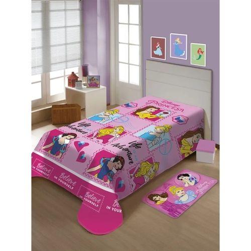 Manta Jolitex Infantil Soft Princesas Disney Toque Macio Imagem de Manta Jolitex Infantil Soft Princesas Disney Toque Macio