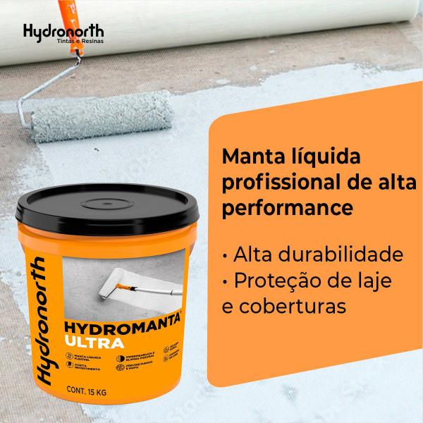 Imagem de Manta Liquida Fria Emborrachada Flexivel 15k Hydronort Preto