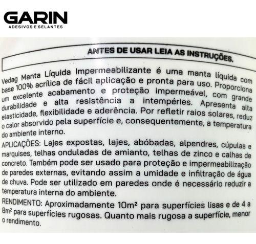 Imagem de Manta Líquida Impermeabilizante Laje Telha 3,6kg + Broxa