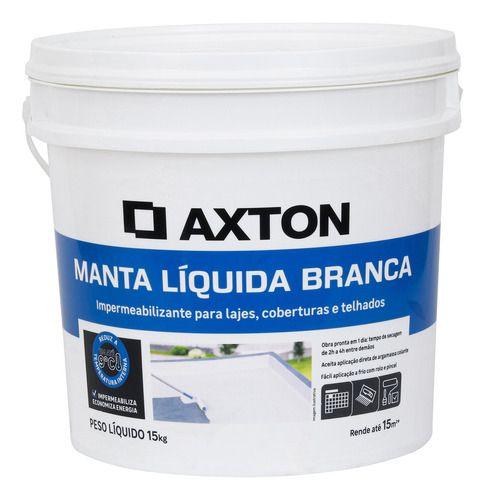 Imagem de Manta Liquida Lisa Branca 15 Kg Axton