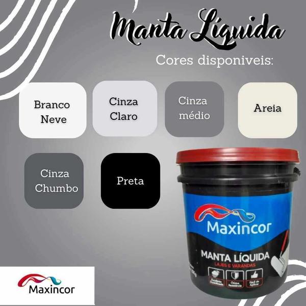 Imagem de Manta Liquida Maxincor 3,6Lts Impermeabilizante - Cor Areia