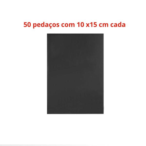 Imagem de Manta Magnética Adesivada Imã p/ Foto 50 Pedaços 10x15 cm Gv Office