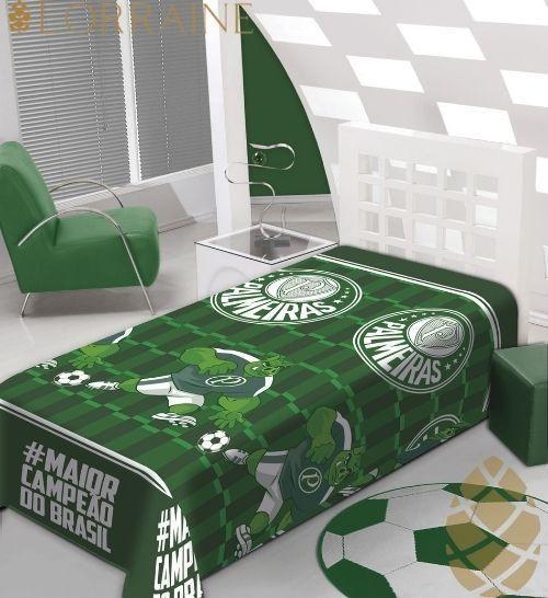 Imagem de Manta Micro Solteiro 200X150 Fun Não Alérgica Palmeiras