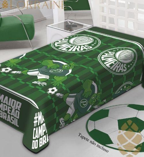 Imagem de Manta Micro Solteiro 200X150 Fun Não Alérgica Palmeiras