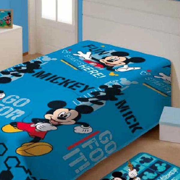 Imagem de Manta Microfibra Solteiro Jolitex Fun Mickey