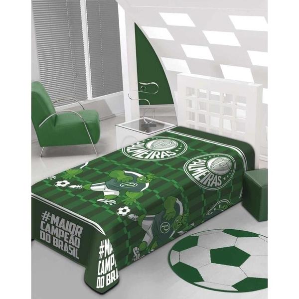 Imagem de Manta Microfibra Solteiro Jolitex Fun Palmeiras 1,50 x 2,00m Jolitex