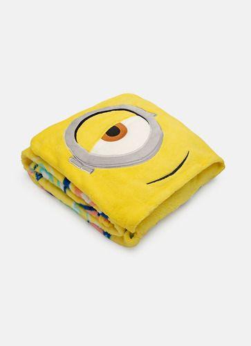 Imagem de Manta Minions Com Capuz Vira Almofada Soft Puket