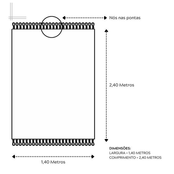 Imagem de Manta Para Sofá Protetora E Decoração 100% Algodão Colcha Coberta Cama  Grande Tear Artesanal Kit 2 Unidades 2,40 x 1,40