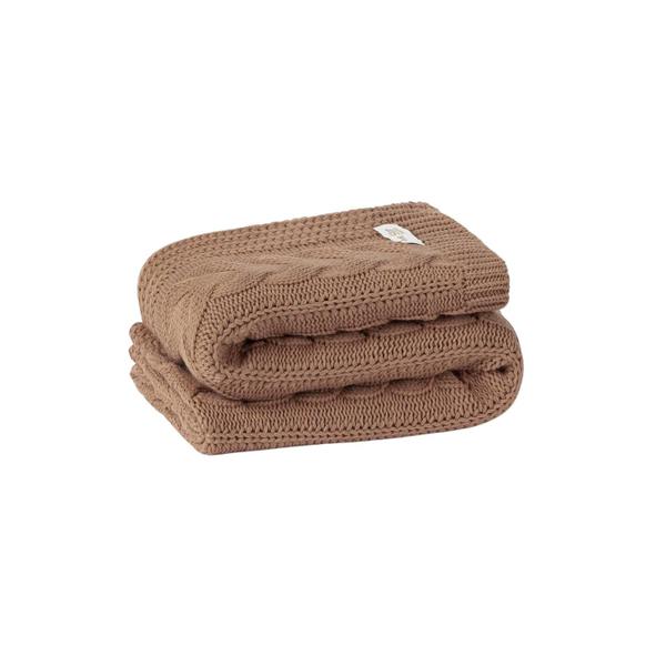 Manta Sofa Sala Cama Queen Tricot Viena Cobre - Five Star Malhas Imagem de Manta Sofa Sala Cama Queen Tricot Viena Cobre
