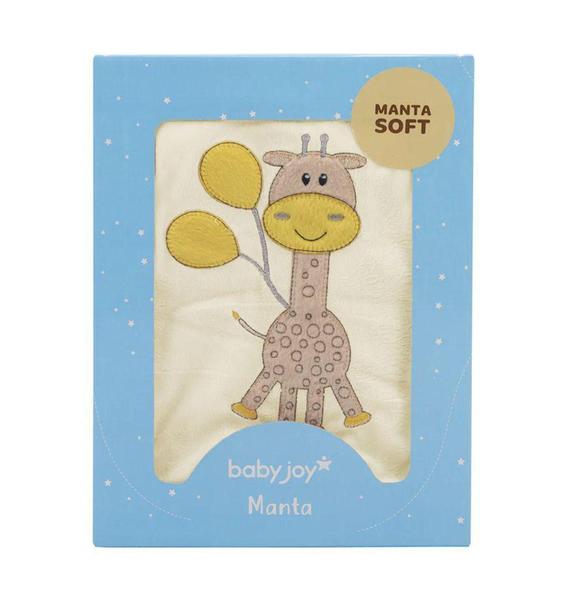 Imagem de Manta Soft Bordada Amarela - Baby Joy