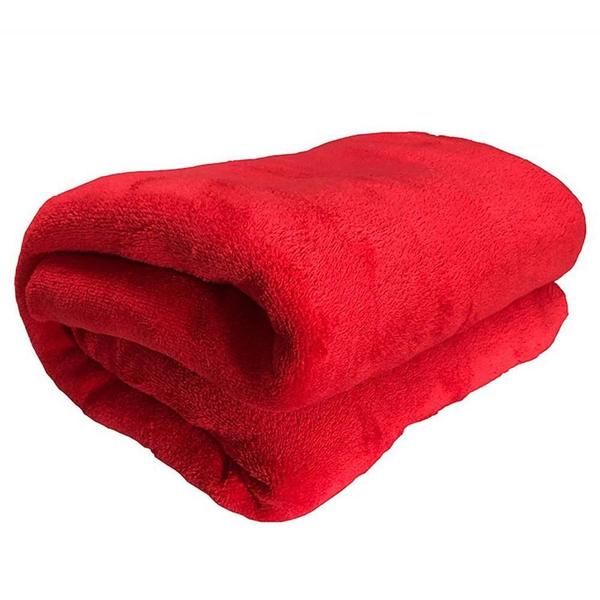 Imagem de Manta Super King Blush Felpuda Vermelho 2,80X2,50M