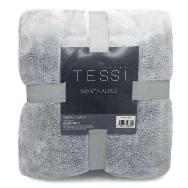 Imagem de Manta Tessi Casal Alpes Flannel Toque Extra Macio 1,80m x 2,20m