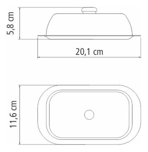 Imagem de Mantegueira Inox Tramontina Porta Manteiga