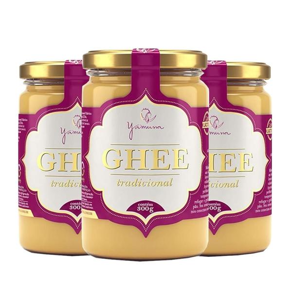 Imagem de Manteiga Clarificada Ghee Kit com 3 Frascos de 300g