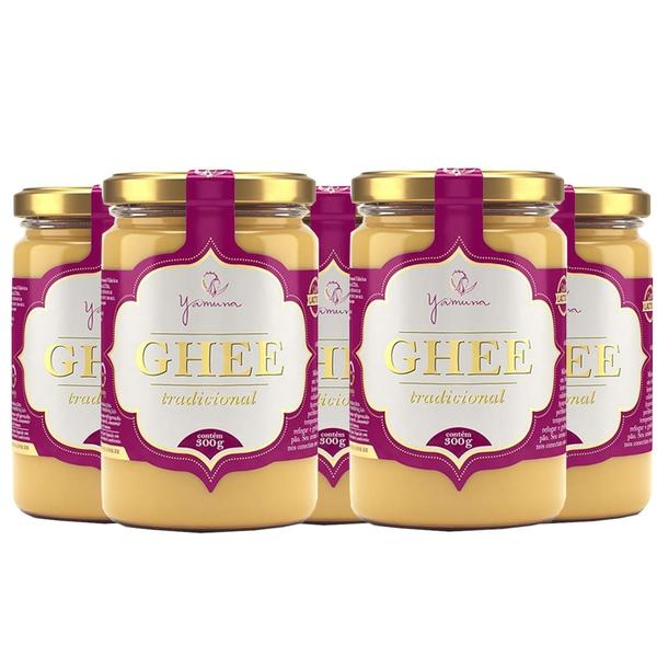 Imagem de Manteiga Clarificada Ghee Kit com 5 Frascos de 300g