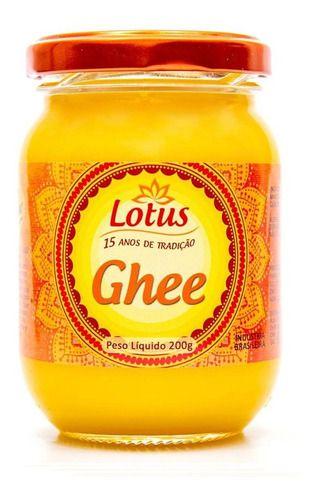 Imagem de Manteiga Clarificada Lotus Ghee 200g Original Sem Lactose