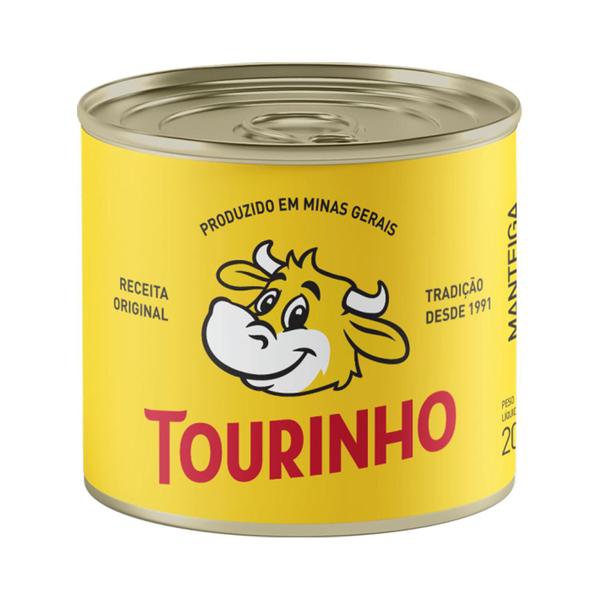 Manteiga Com Sal Sem Glúten - Tourinho Lata 200g Imagem de Manteiga Com Sal Sem Glúten - Tourinho Lata 200g
