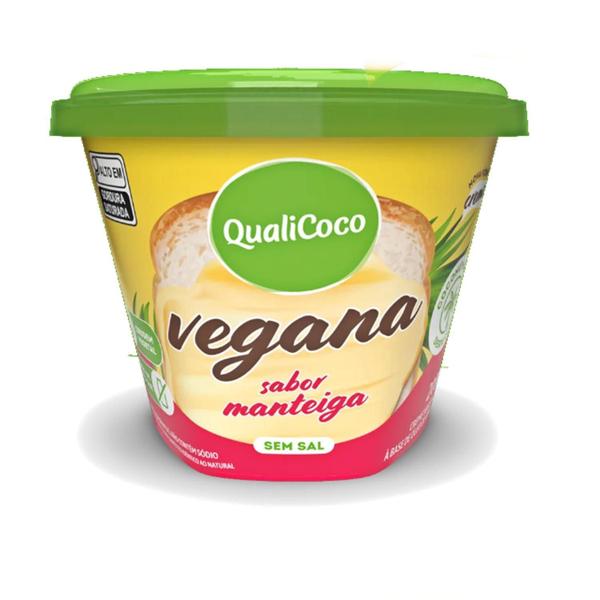 Manteiga De Coco Sem Sal Vegana Qualicoco 200G (6 Potes) Imagem de Manteiga De Coco Sem Sal Vegana Qualicoco 200G (6 Potes)