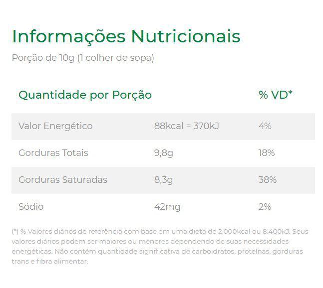 Manteiga de Coco Tradicional 200gr - Copra Imagem de Manteiga de Coco Tradicional 200gr - Copra