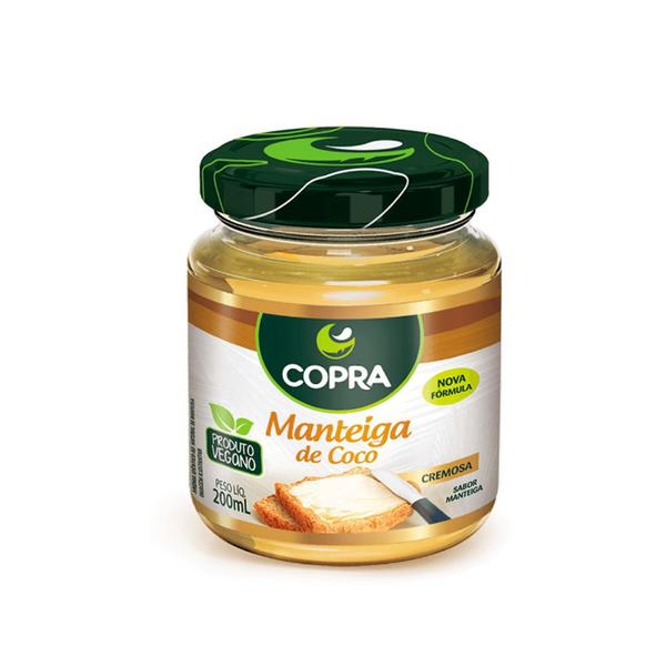 Manteiga de Coco Tradicional 200gr - Copra Imagem de Manteiga de Coco Tradicional 200gr - Copra
