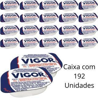 Imagem de Manteiga Extra Com Sal Vigor Em Blister De 10g Caixa Com 192 Unidades De Sachês Para Hotel e Pousada