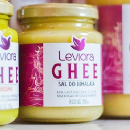 Imagem de Manteiga Ghee Com Sal Do Himalaia Sem Lactose Leviora 200G