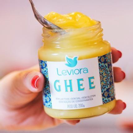 Manteiga Ghee Tradicional Sem Lactose Leviora 200g Imagem de Manteiga Ghee Tradicional Sem Lactose Leviora 200g