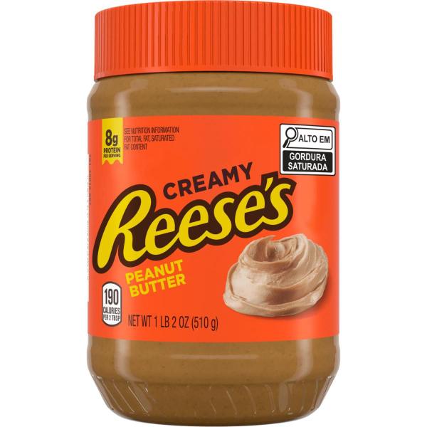 Imagem de Manteiga Pasta Amendoim Reeses 510g Hershey Creme De Amendoim Importado Estados Unidos