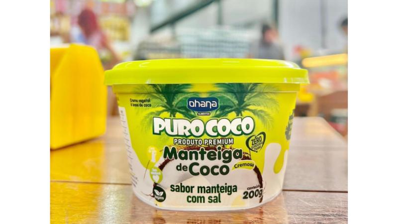 Manteiga Vegetal De Coco Puro Coco 200g Vegana Zero Lactose Imagem de Manteiga Vegetal De Coco Puro Coco 200g Vegana Zero Lactose