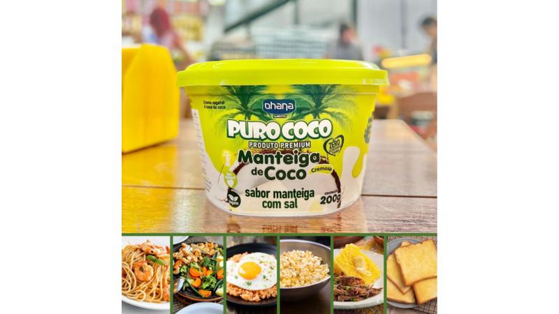 Manteiga Vegetal De Coco Puro Coco 200g Vegana Zero Lactose Imagem de Manteiga Vegetal De Coco Puro Coco 200g Vegana Zero Lactose