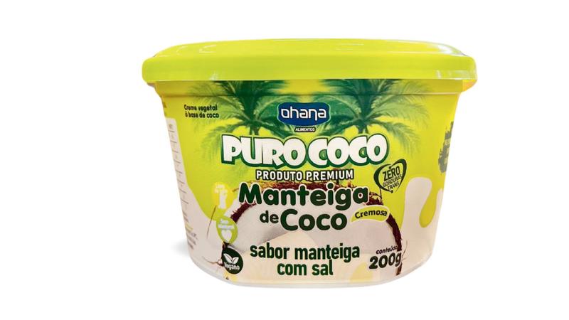 Manteiga Vegetal De Coco Puro Coco 200g Vegana Zero Lactose Imagem de Manteiga Vegetal De Coco Puro Coco 200g Vegana Zero Lactose