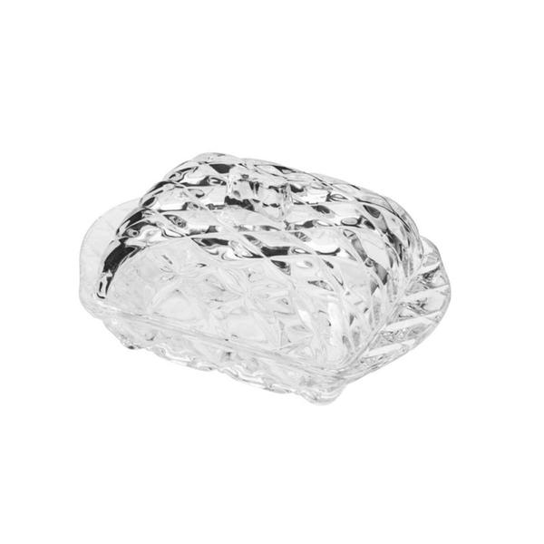 Manteigueira Cristal Deli Diamond Lyor 16,9x8x10 cm Imagem de Manteigueira Cristal Deli Diamond Lyor 16,9x8x10 cm