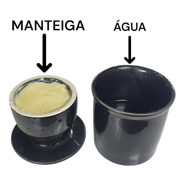 Manteigueira Francesa + Saleiro + Açucareiro + 4 Espátulas - Hauskraft Imagem de Manteigueira Francesa + Saleiro + Açucareiro + 4 Espátulas