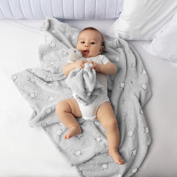 Imagem de Mantinha cobertor infantil soninho do bebe poliéster pelucia macia aconchegante buba