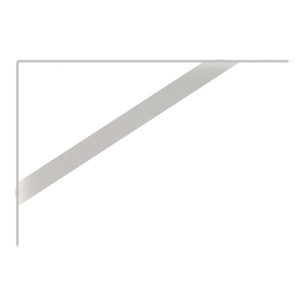 Mão Francesa Leve 17Cm Branco - Brasforma Imagem de Mão Francesa Leve 17Cm Branco - Brasforma