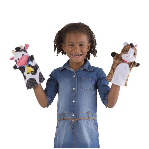 Mãos Melissa & Doug Bonecos de Fazenda (Conjunto de 4) - Animais+Farm Imagem de Mãos Melissa & Doug Bonecos de Fazenda (Conjunto de 4) - Animais+Farm