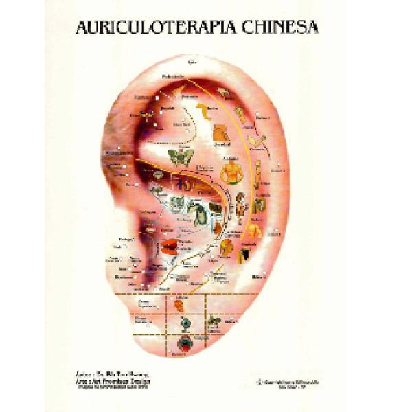 Imagem de Mapa - Auriculoterapia Chinesa e Francesa - Dr. Wu Tou Kwang