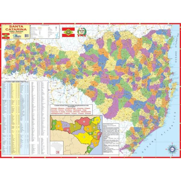 Imagem de Mapa Periodico EST.DE Santa Catarin